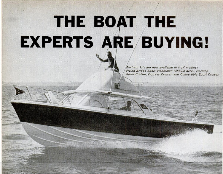 Bertram Sport Fisherman — vintage photo
