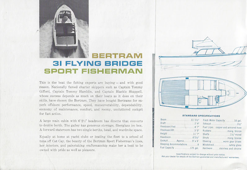 Bertram Sport Fisherman