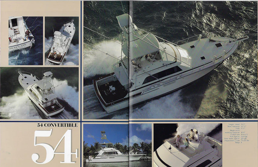 Bertram Convertible — vintage photo